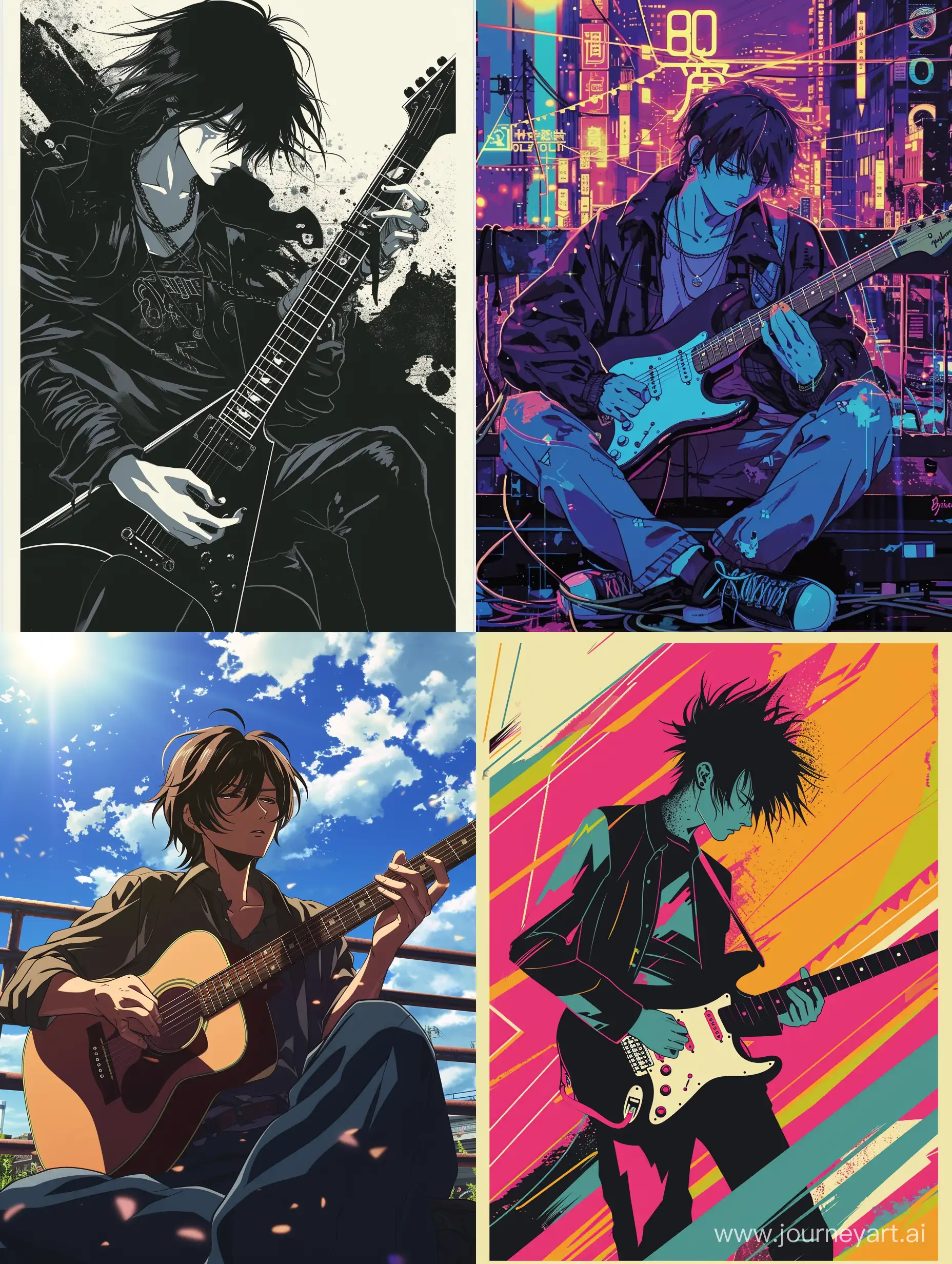 Anime-Style-Poster-Enchanting-Guitar-Player-in-80s-Vibes