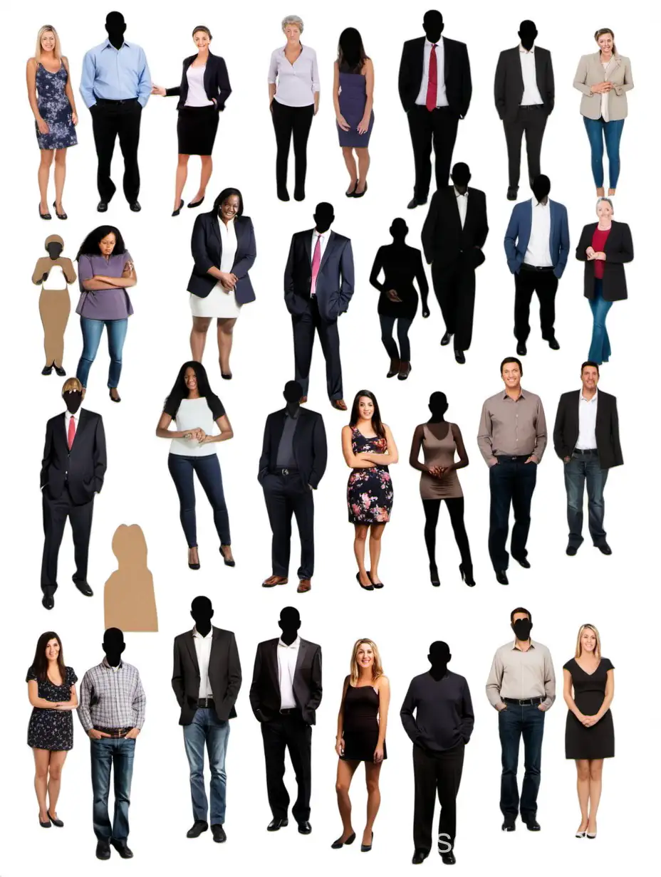 PEOPLE CUTOUTS