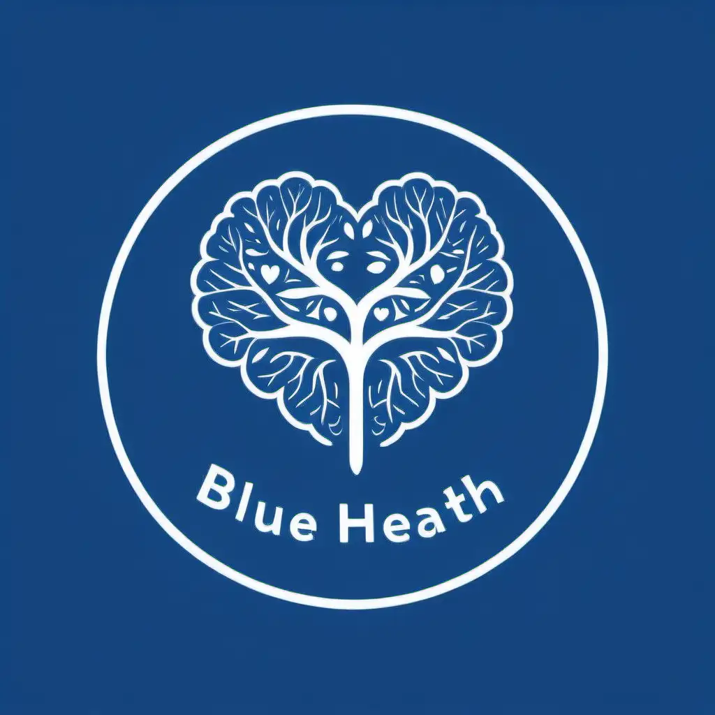 Holistic Health Logo with Heart and Brain Emphasis