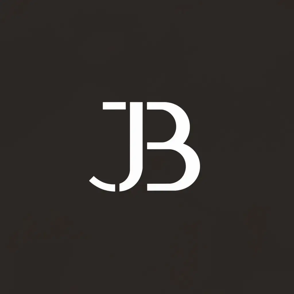 a logo design,with the text "JB", main symbol:nothing,Minimalistic,be used in Legal industry,clear background