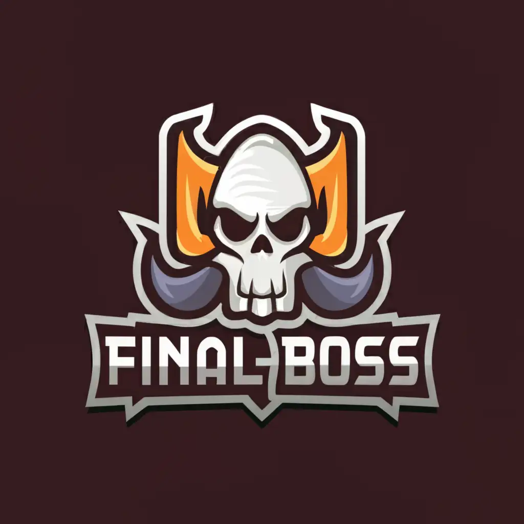 a logo design,with the text "FINAL BOSS", main symbol:BOSS,Moderate,be used in Internet industry,clear background