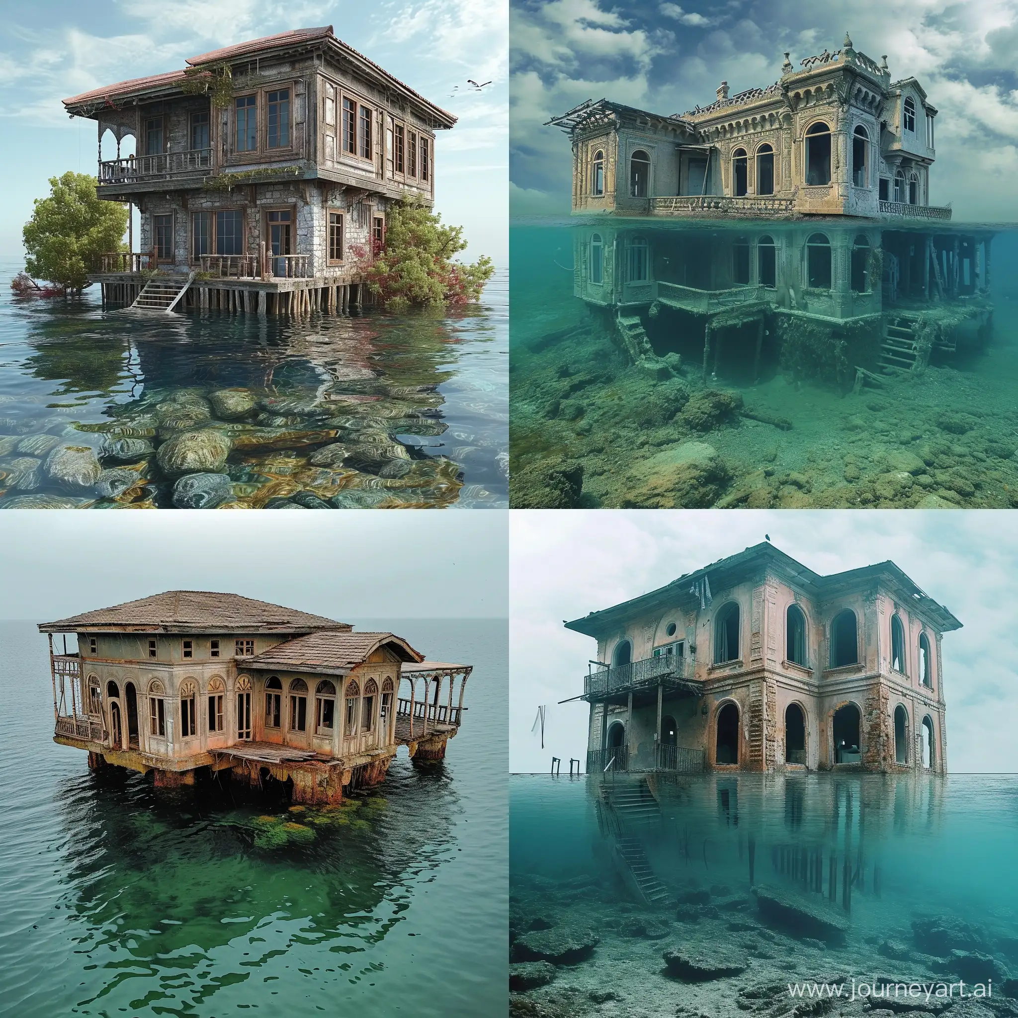 batık atlantis kıtasında türk evi