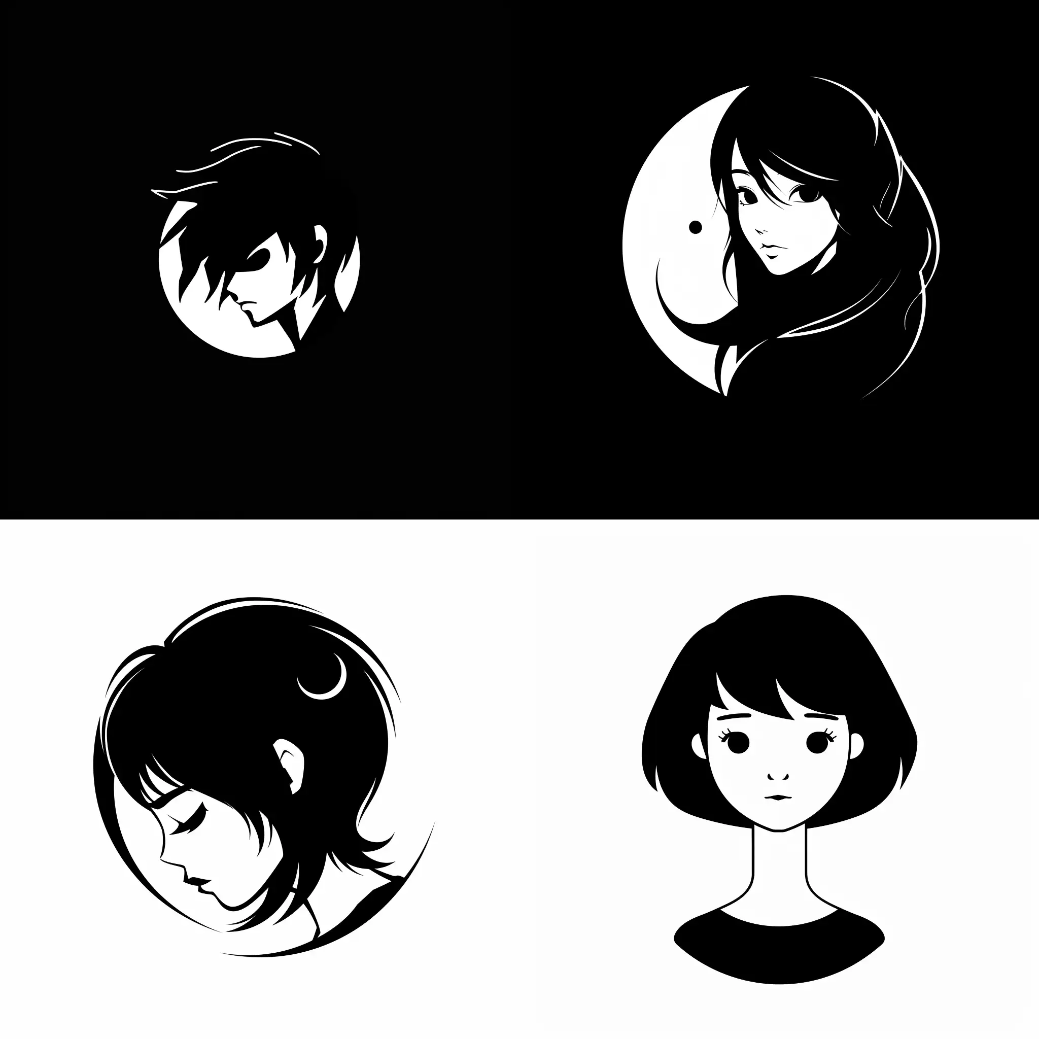 Minimalist-Anime-Marketing-Company-Logo-in-Black-and-White
