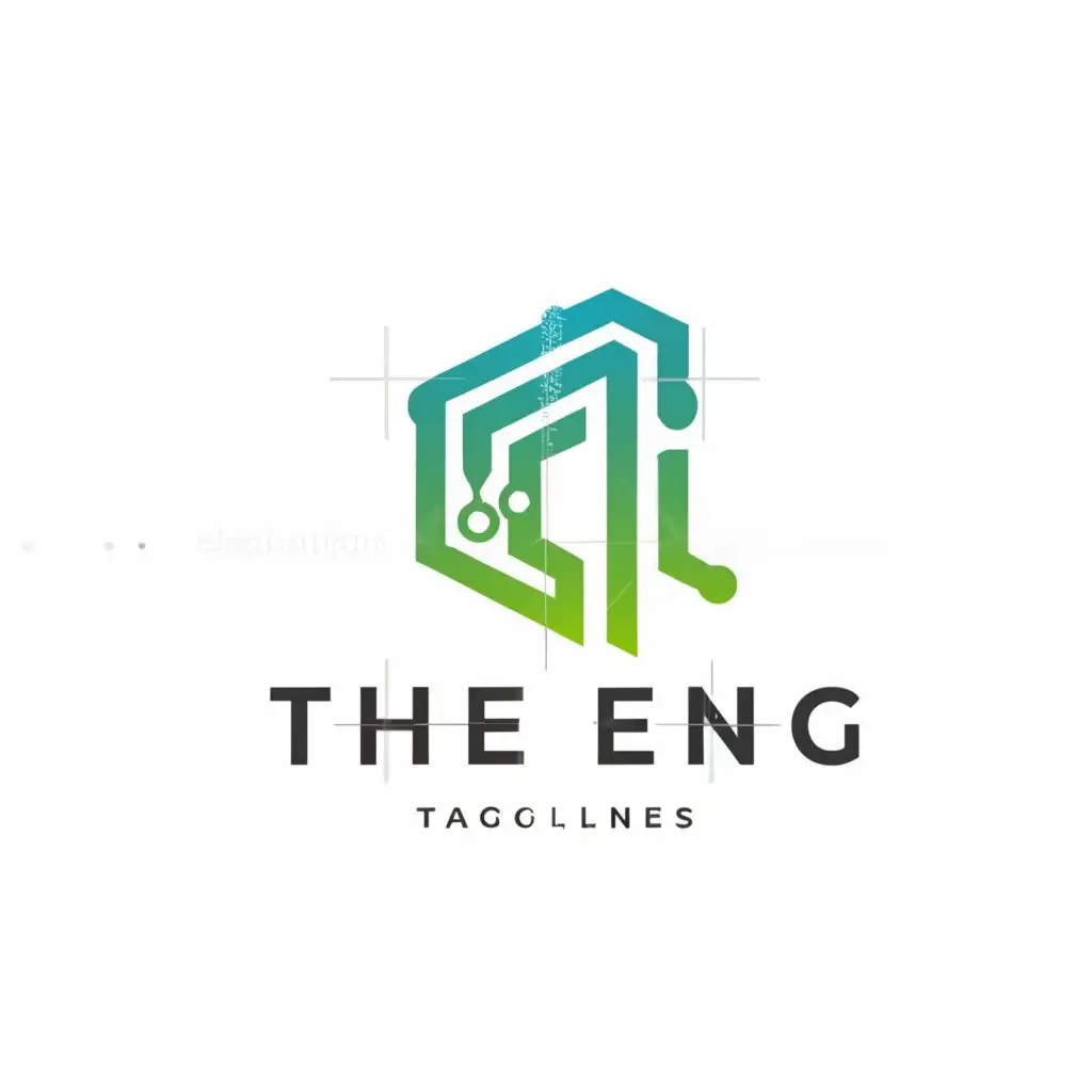 a logo design,with the text "theeng", main symbol:pc,Moderate,be used in Technology industry,clear background