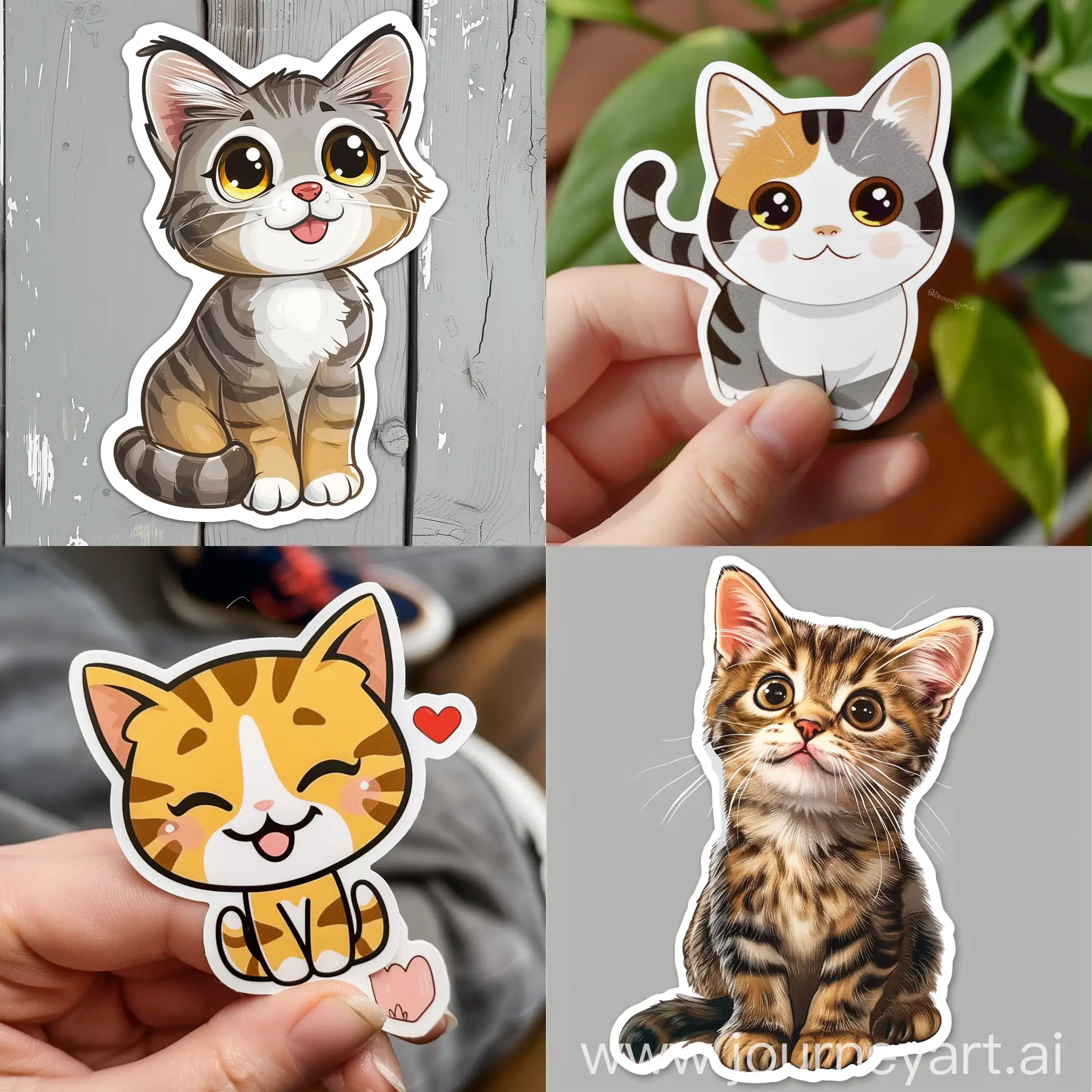 Adorable-and-Amusing-Cat-Stickers-Collection