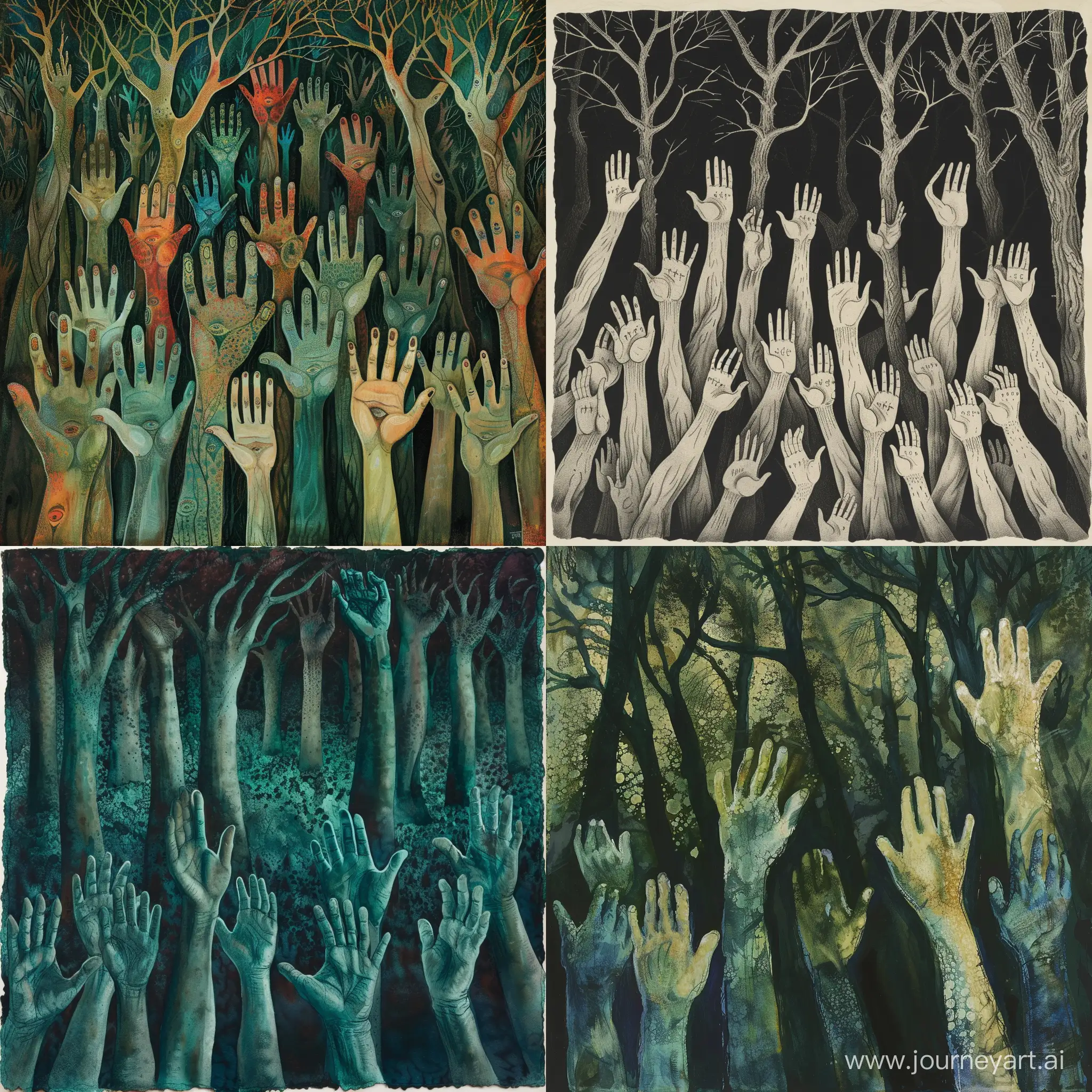 Enchanted-Forest-with-Reaching-Hands