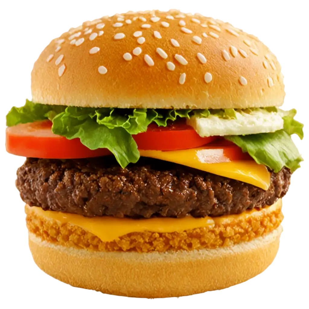 Delicious-Burger-PNG-Enhancing-Your-Visual-Experience-with-HighQuality-Imagery