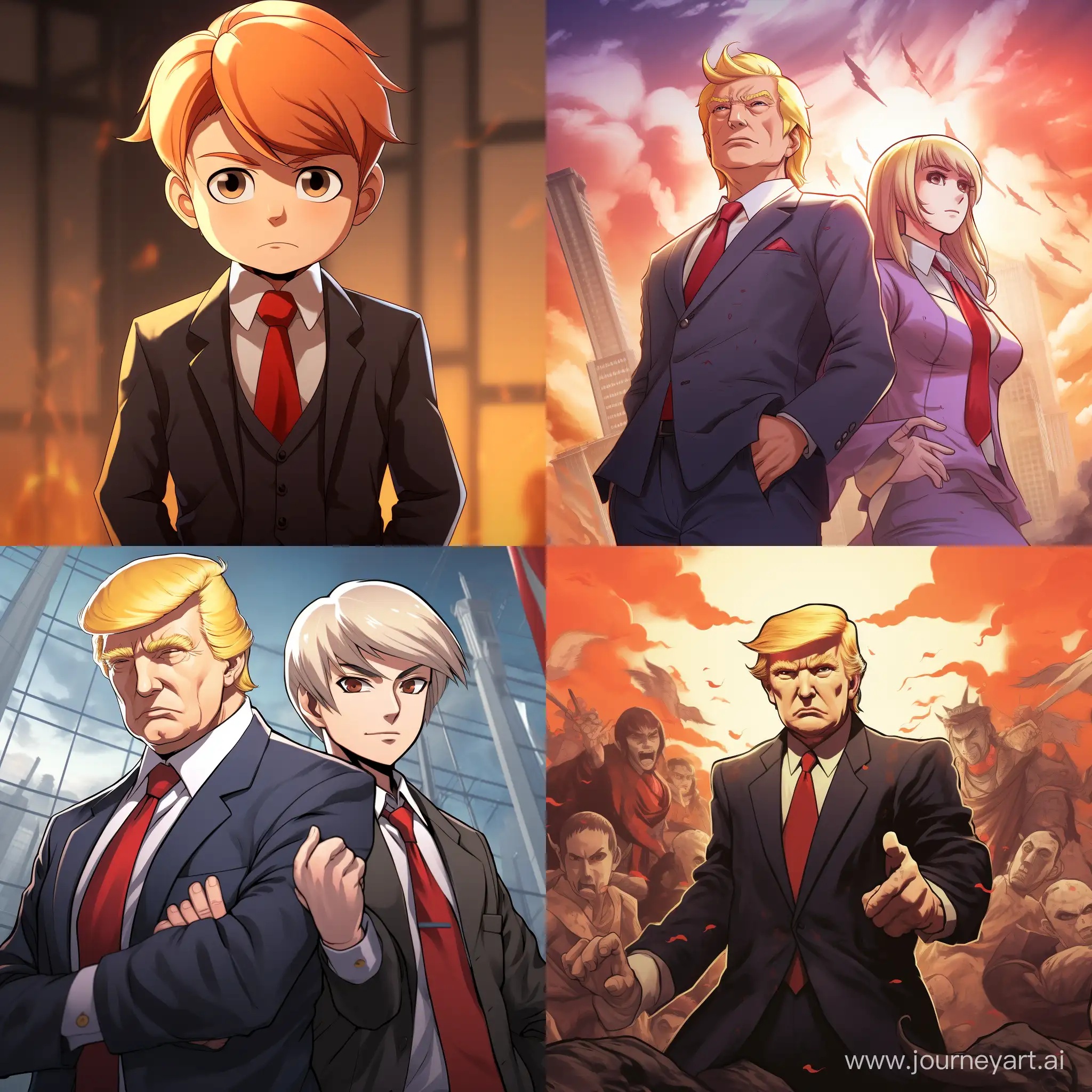 Animestyle-Portrait-of-Trump-with-Aspect-Ratio-11-Artistic-Digital-Illustration