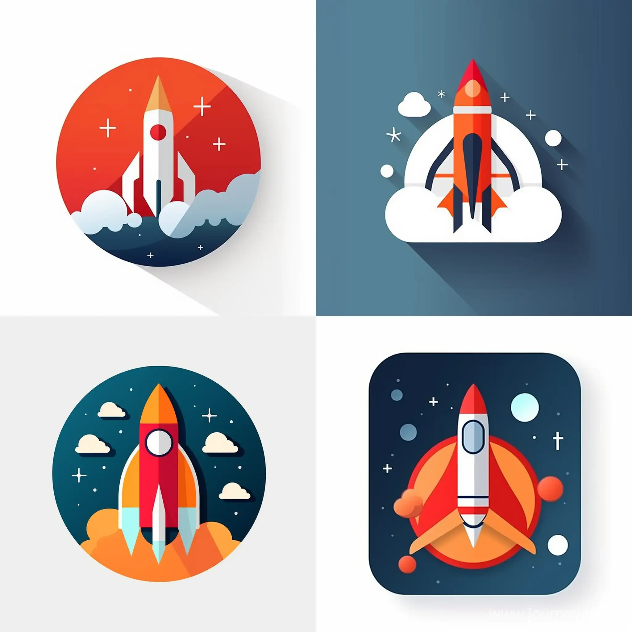 Sleek-and-Modern-Rocket-Icon-with-Dynamic-Stock-Chart-Flame-Trail