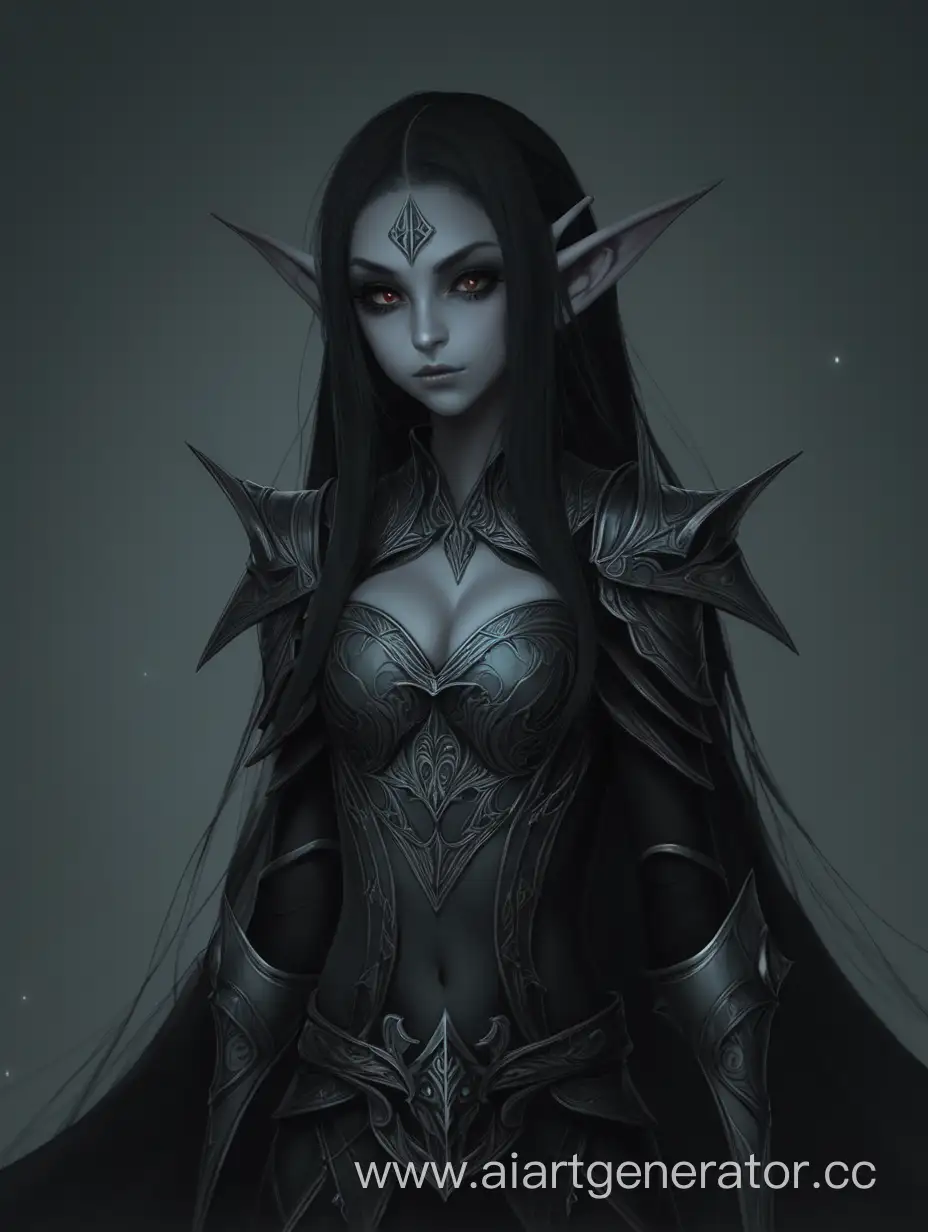 Dark, elf, girl