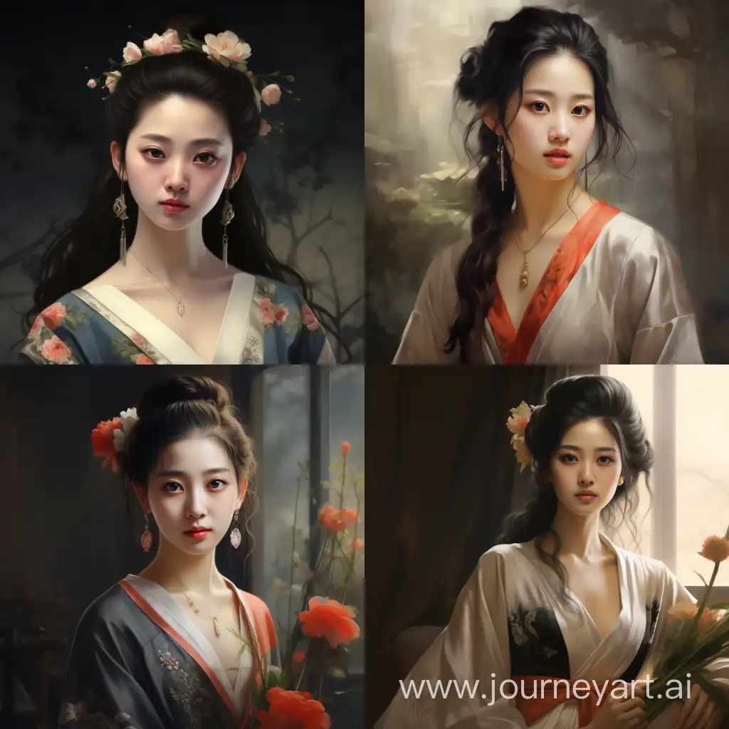 Elegant-Chinese-Beauty-in-Classic-Attire