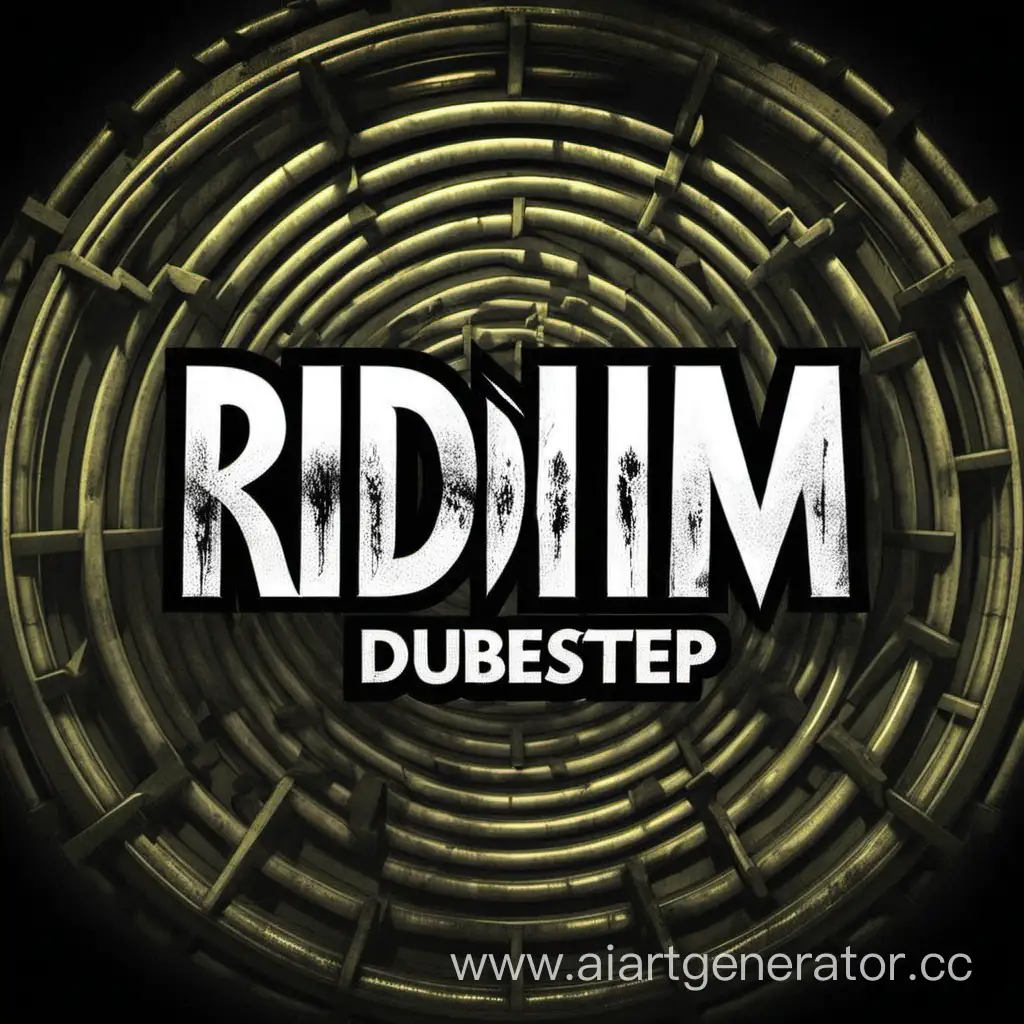 Vibrant-Riddim-Dubstep-Cover-Art-with-Futuristic-Elements