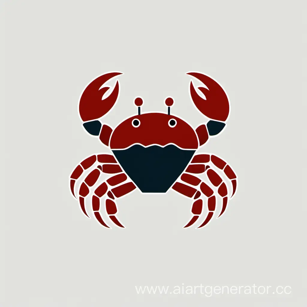 Sleek-Minimalistic-Crab-Logo-Design