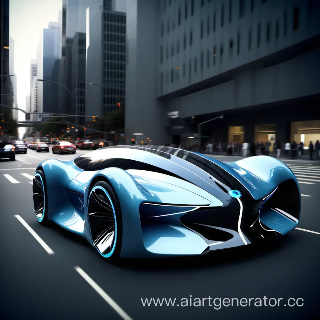 Futuristic-Neuro-Car-Glides-Through-Cityscape