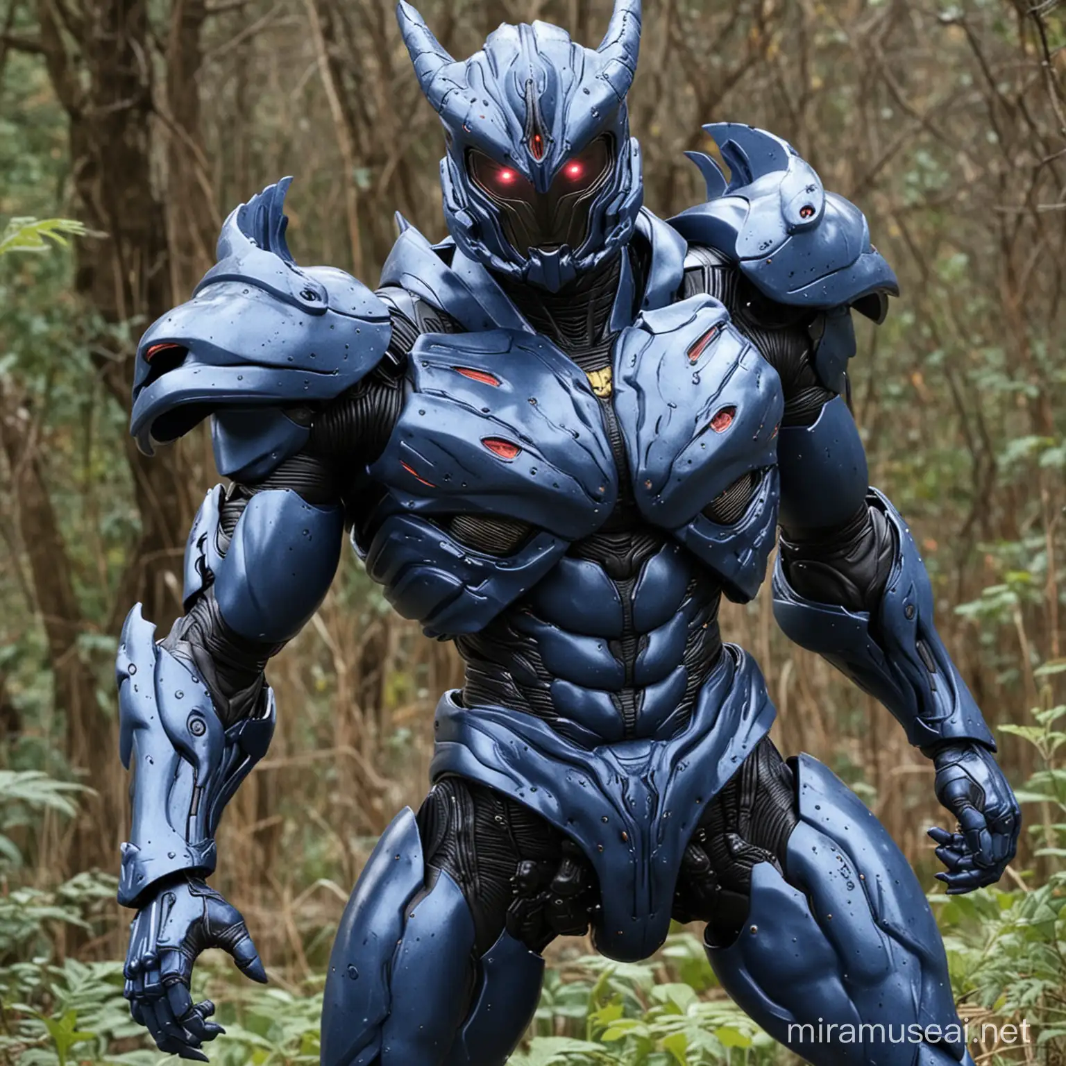 LiveAction Guyver Superhero in Dynamic Pose