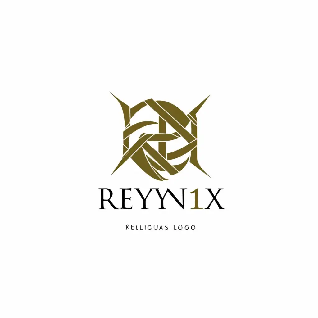 a logo design,with the text "Reeyn1x", main symbol:R,complex,be used in Religious industry,clear background