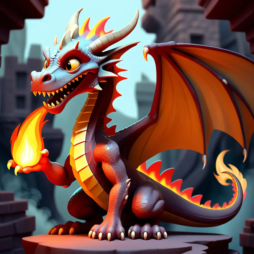 Loyal Companion Tork Aspiring Dragon with Unpredictable Flames