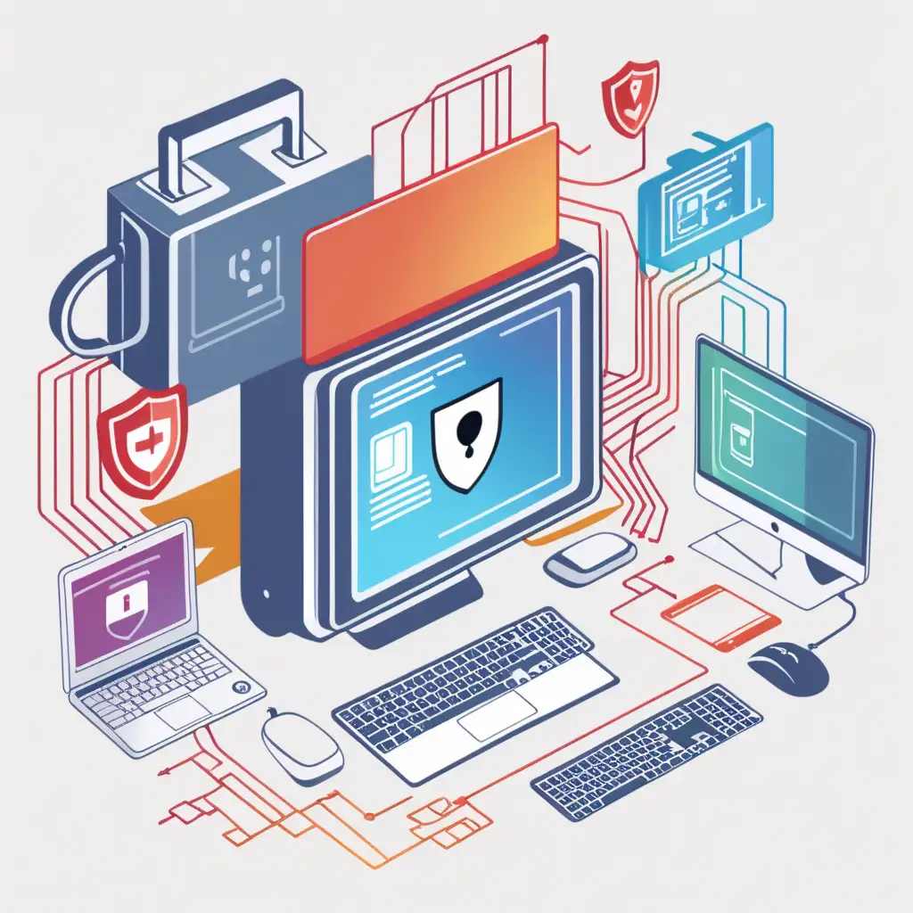 Colored image: Computer Guided course: Comprehensive security course