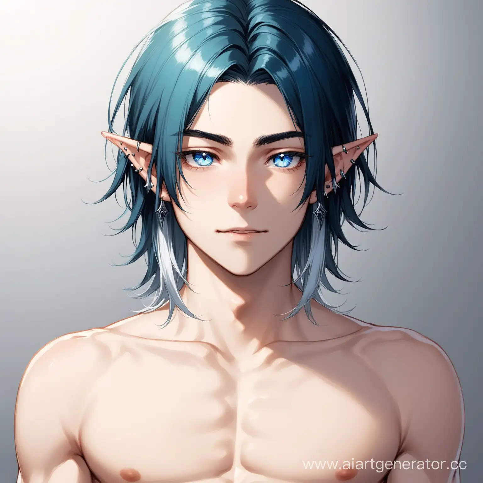 Young-androgynous-man-with-black-hair-and-elven-features