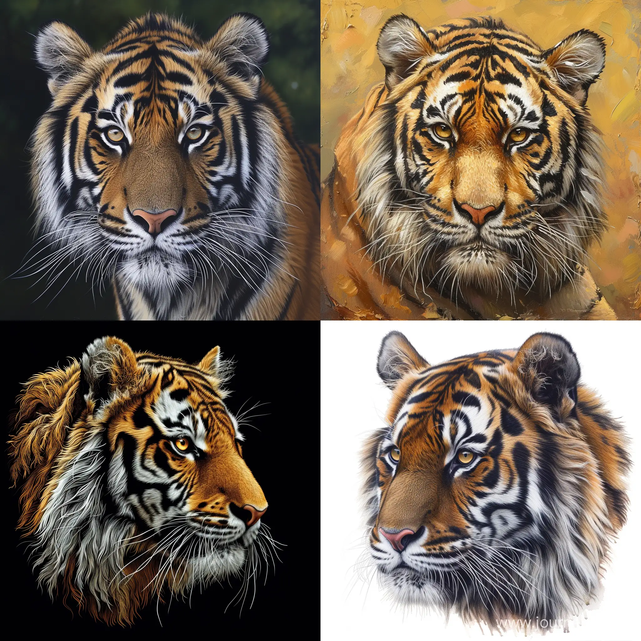 Majestic-Tiger-Portrait-in-Vibrant-Colors