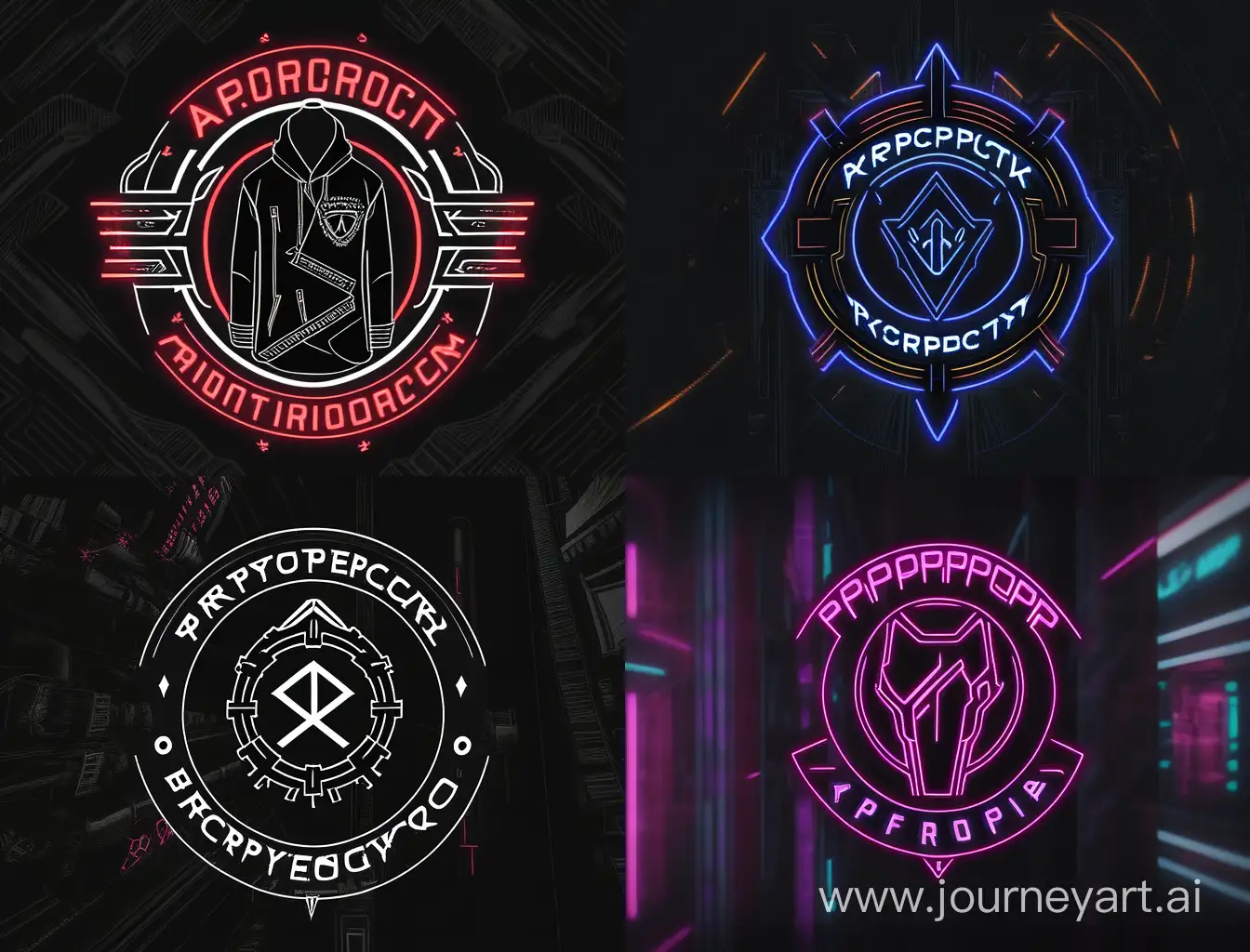 Futuristic-Cyberpunk-Clothing-Store-Logo-Anarchy-Protocol