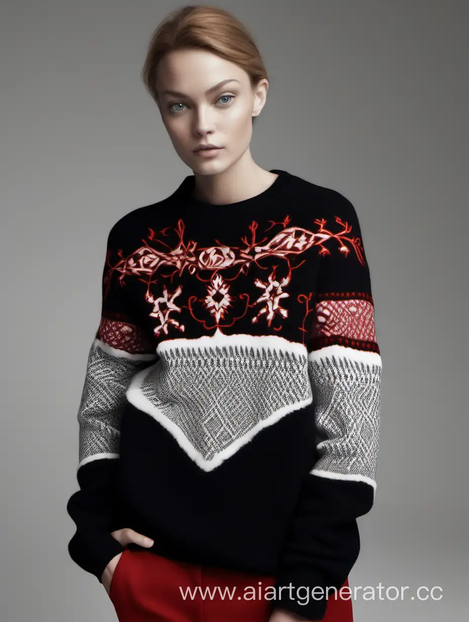 Minimalist-Black-Sweater-with-White-Patterns-and-Grand-Insidesque-Style
