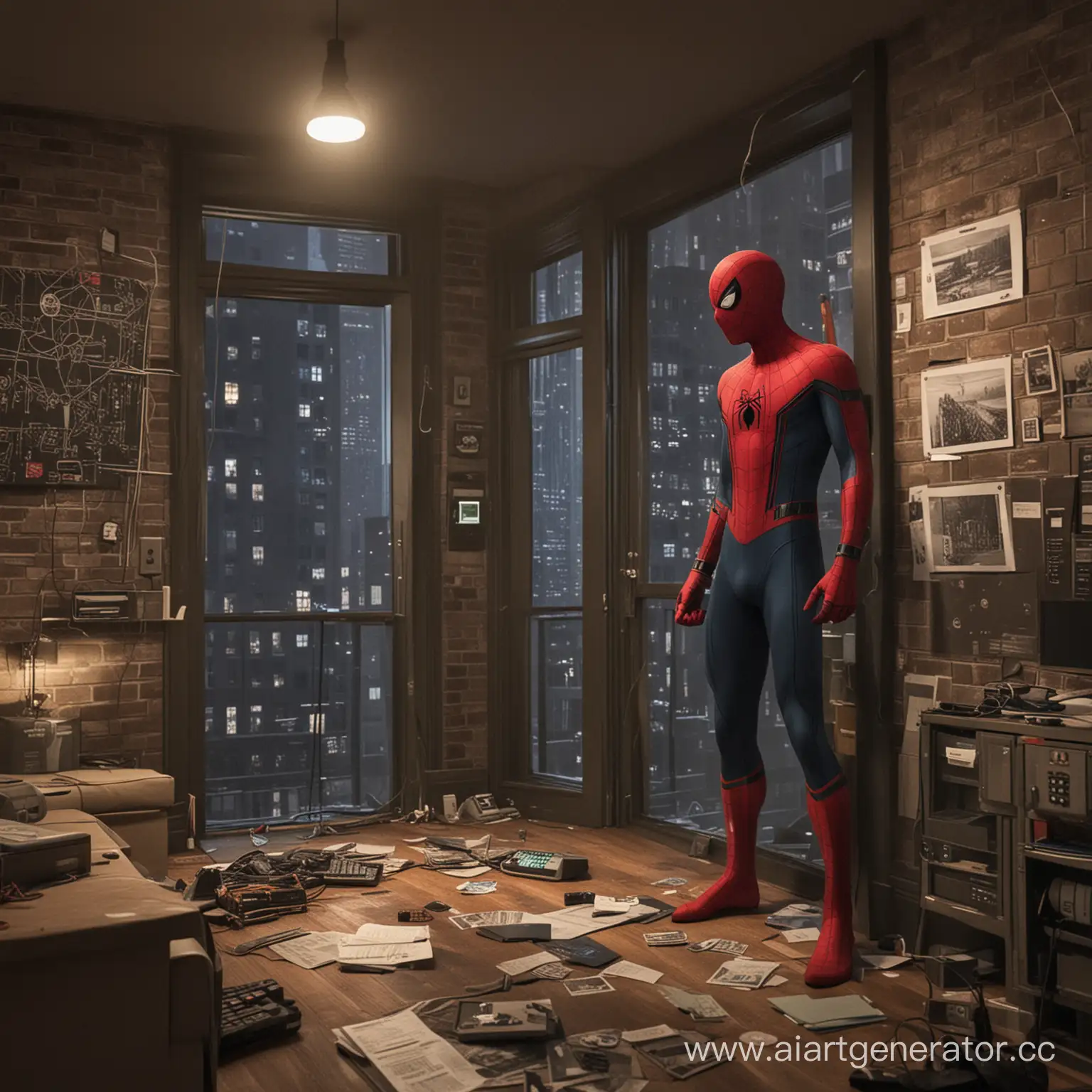 человек паук вычислил квартиру хакера