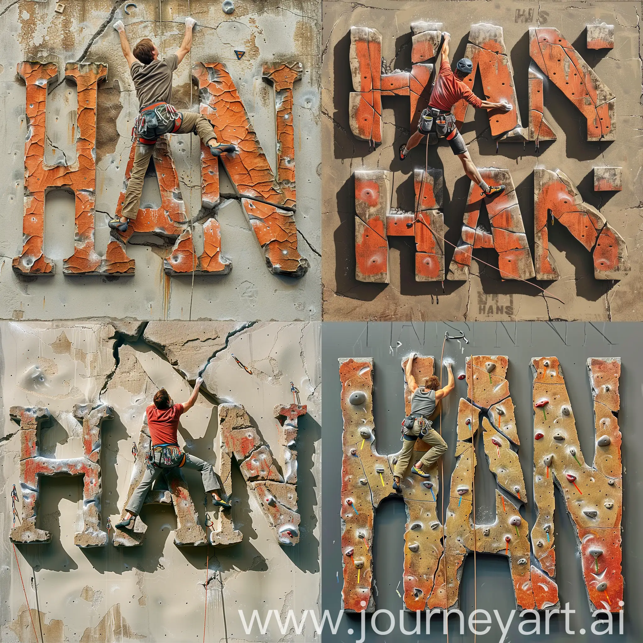 Climber-Crack-Climbing-on-Letters-HANS