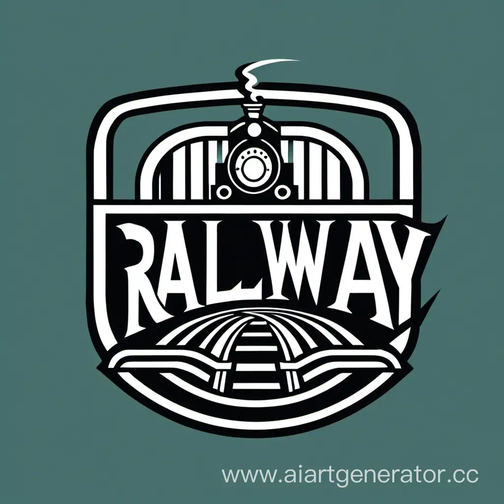 Vintage-Railway-Logo-Design-with-Steam-Locomotive-and-Tracks