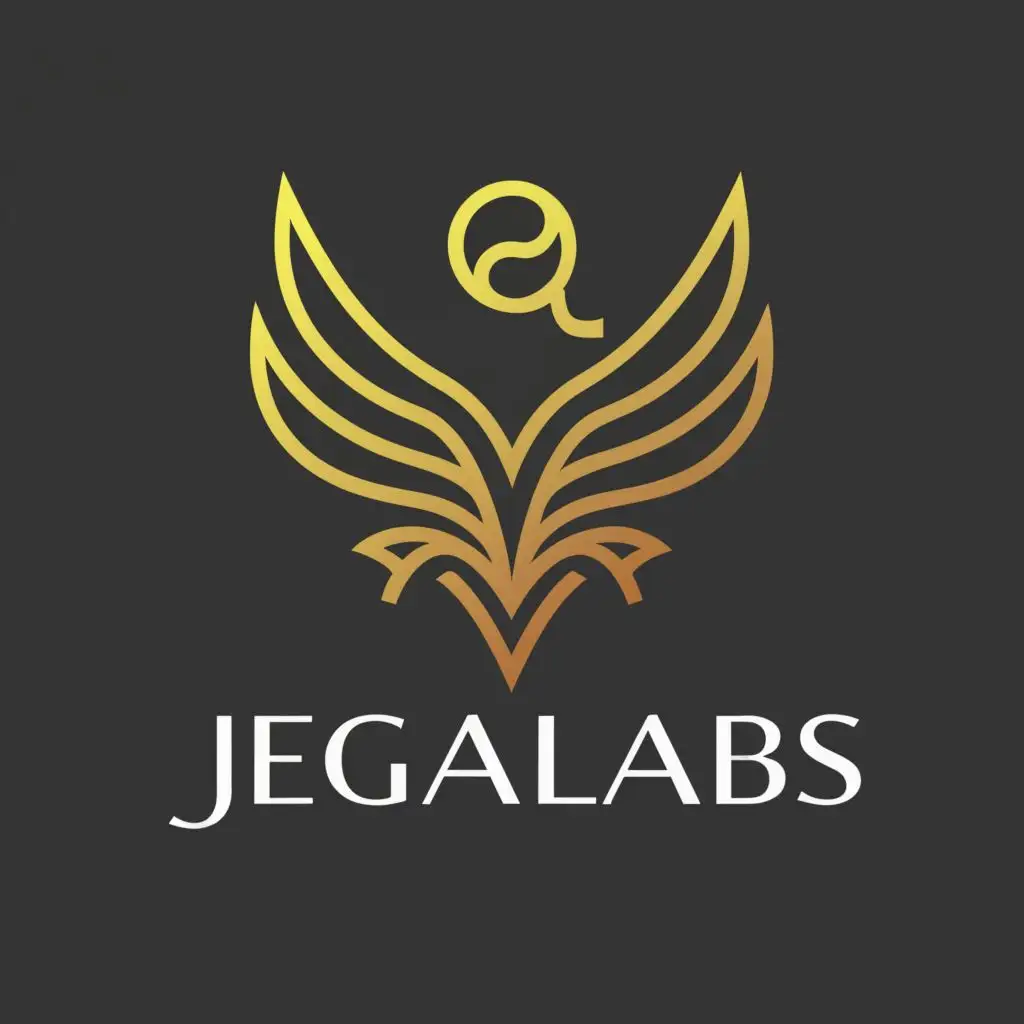 a logo design,with the text "Jegna Labs", main symbol:bird  ,complex,be used in Internet industry,clear background