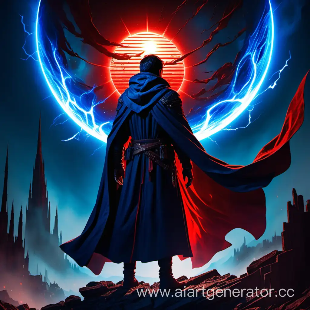 Mysterious-Assassin-in-Blue-Aura-Faces-Red-Sun