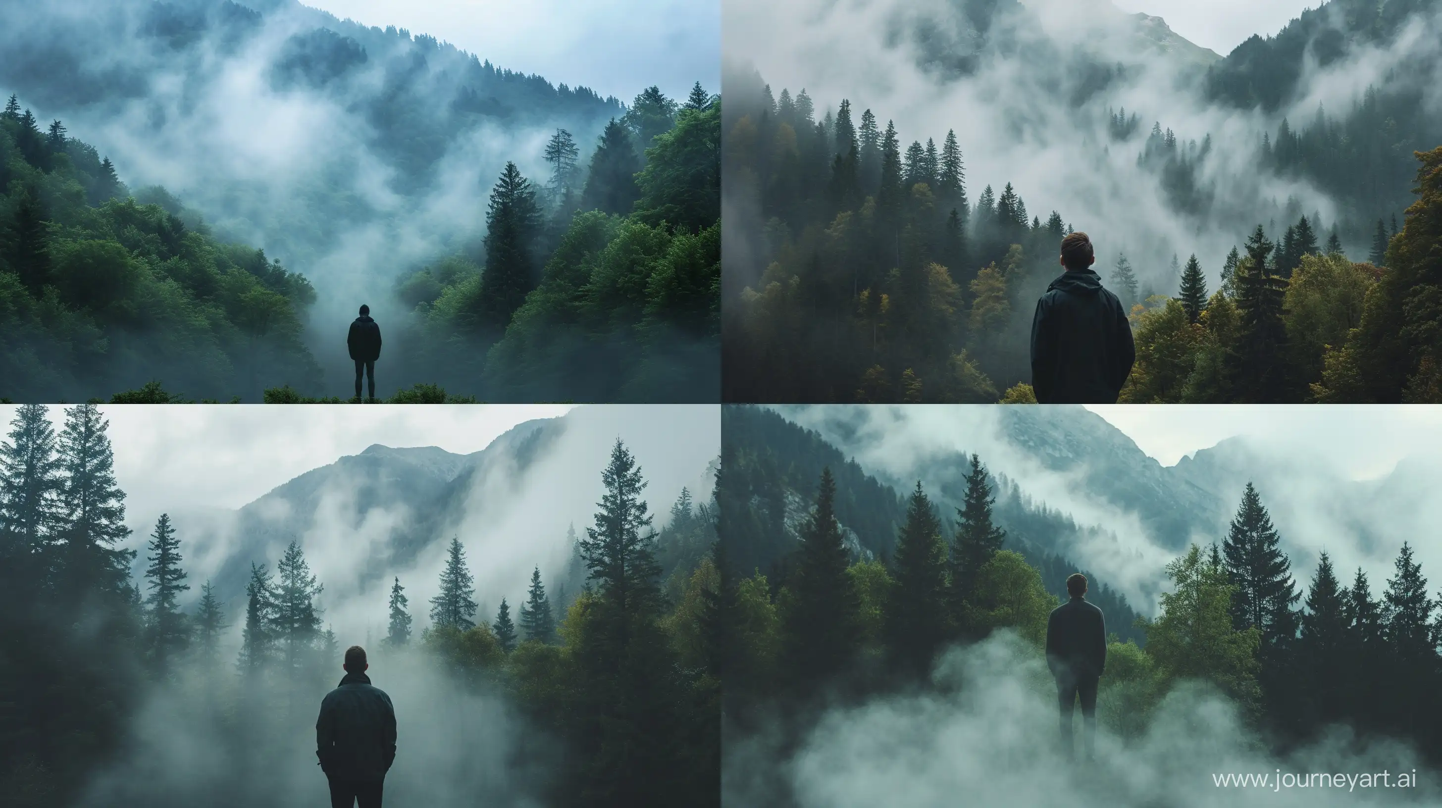 Misty-Forest-Mountains-Landscape-with-Solitary-Figure