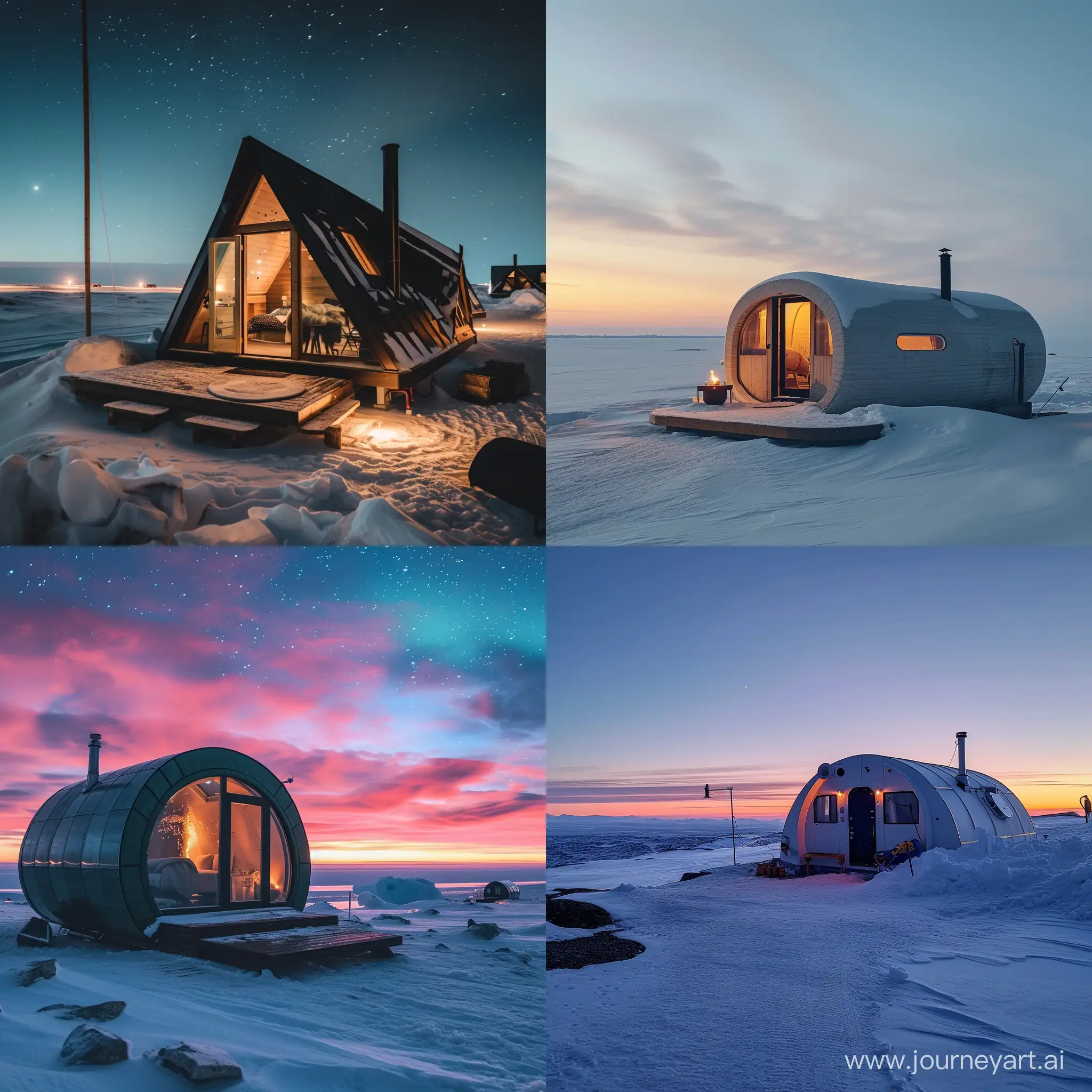 Арктическая полярная станция глэмпинг