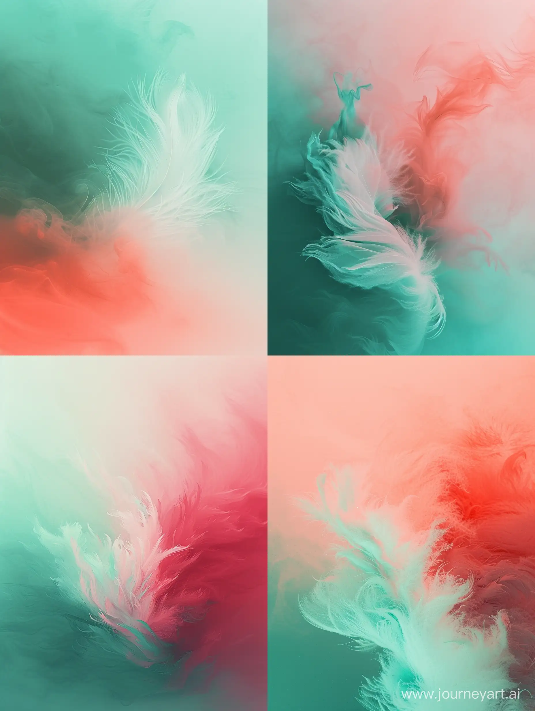 Ethereal-Cotton-Candy-Dreams-Minimalist-Painting-in-Pink-White-and-Turquoise