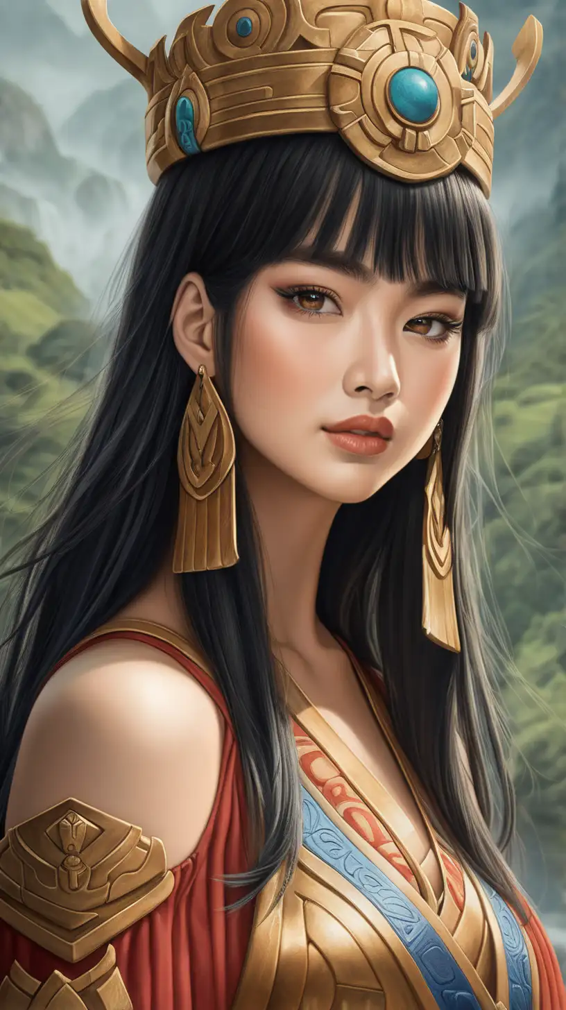 The Beautiful Lady of Cao in Regal Splendor