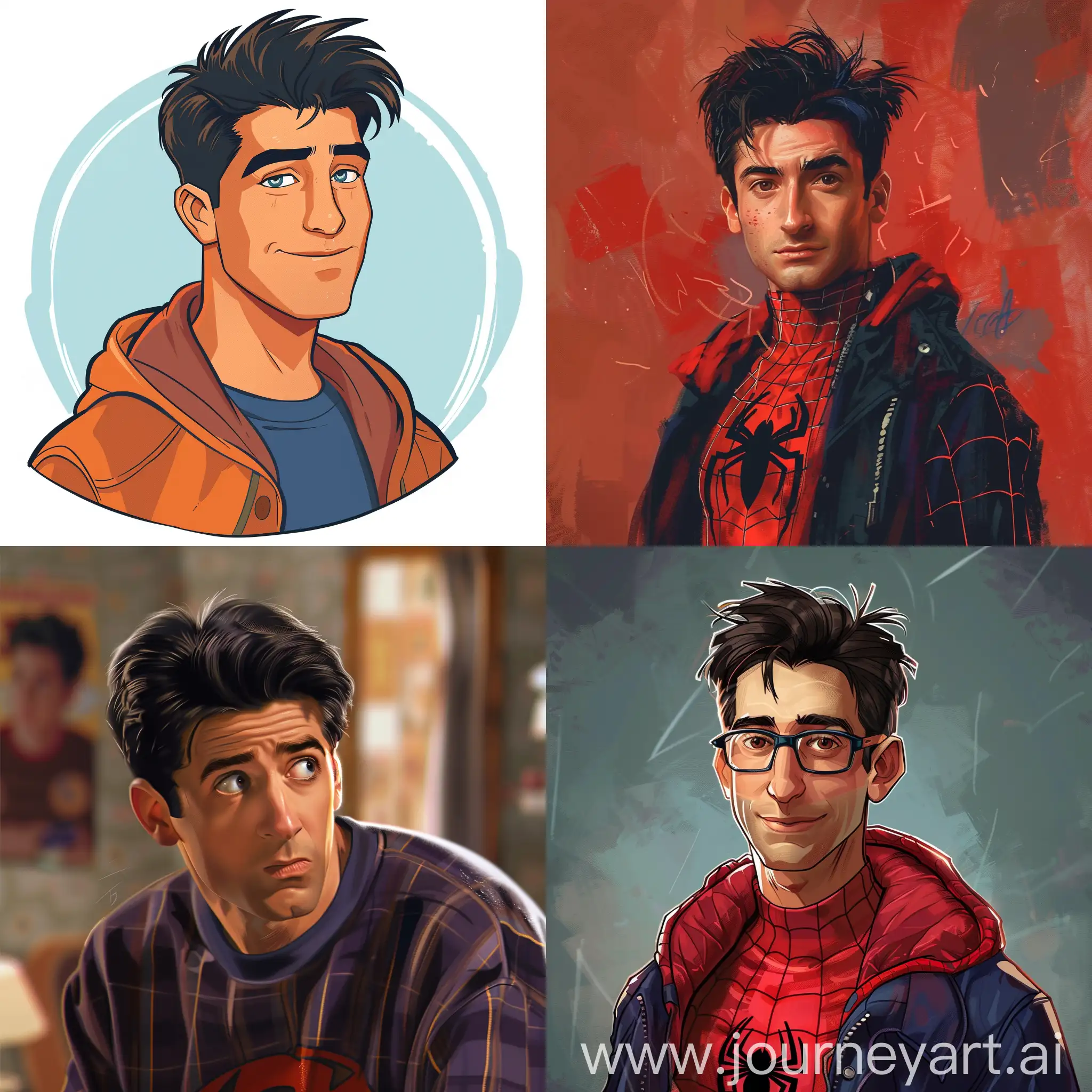 marvel style joey from friends