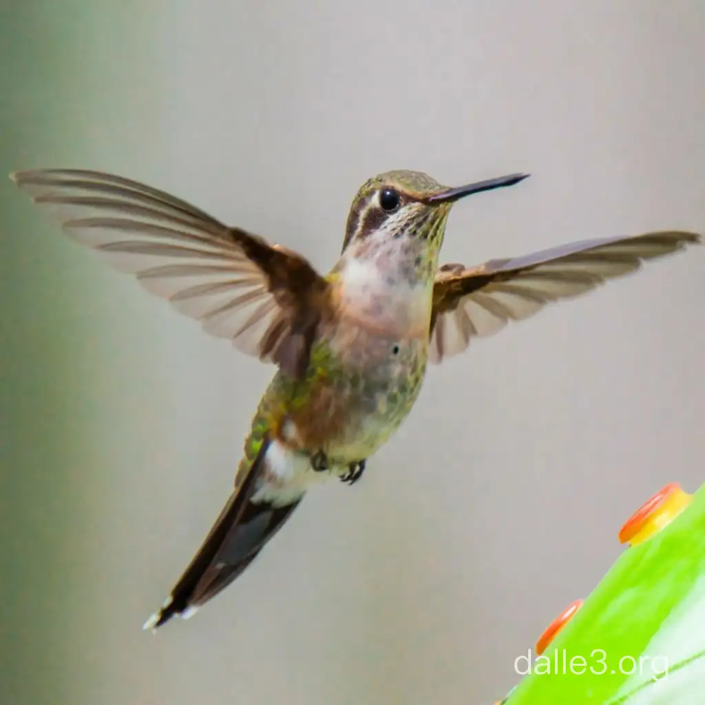 Graceful Hummingbirds Showcasing Incredible Backward Flight | Dalle3 AI