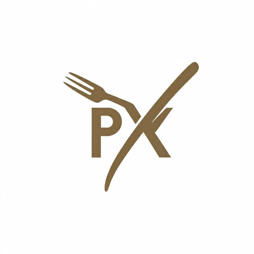 a logo design,with the text "PK", main symbol:Word,Minimalistic,be used in Restaurant industry,clear background