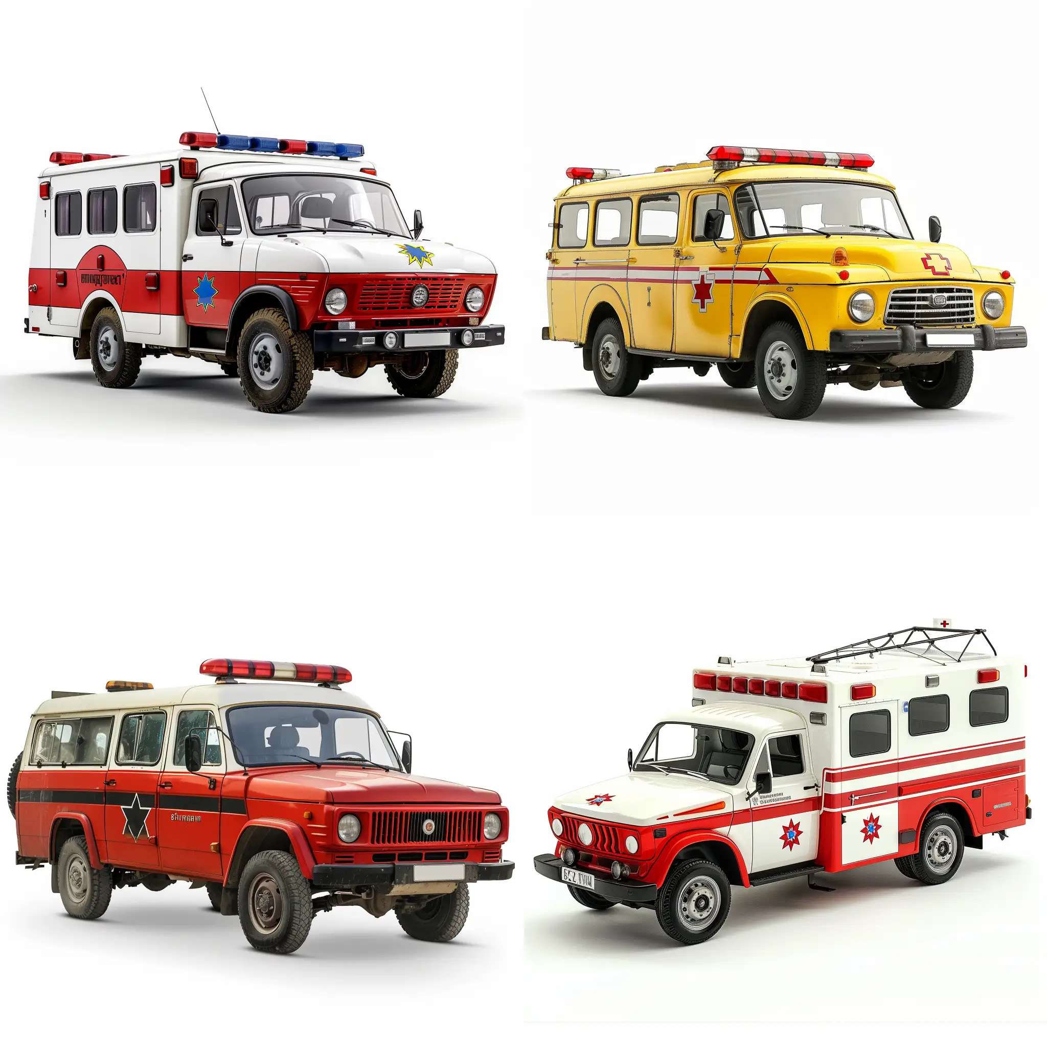 Emergency-Russian-Ambulance-on-White-Background