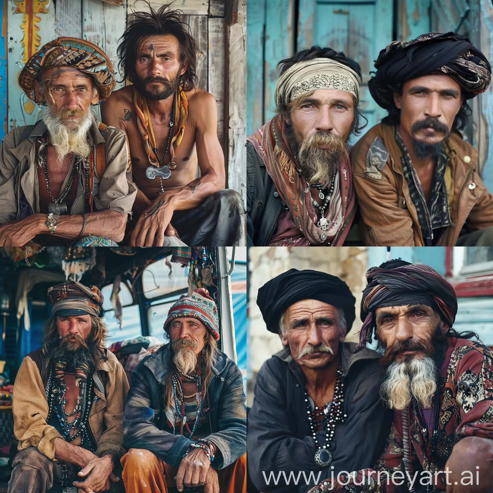 Russian-Gypsy-Men-in-Traditional-Attire