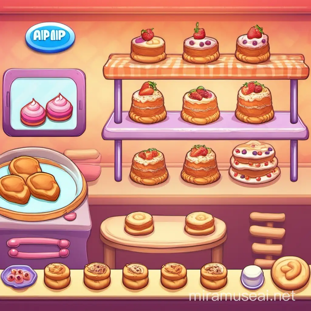 design your own game app baking