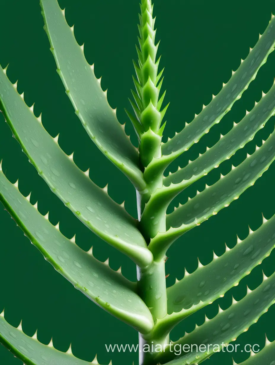 Vibrant-Aloe-Vera-Leaves-Pattern-on-Lush-Green-Background