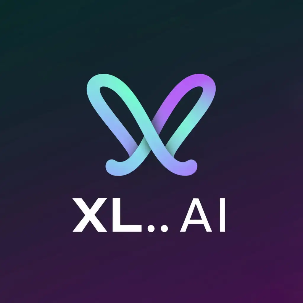 a logo design,with the text "XL.Ai", main symbol:XL.Ai,Moderate,be used in Technology industry,clear background