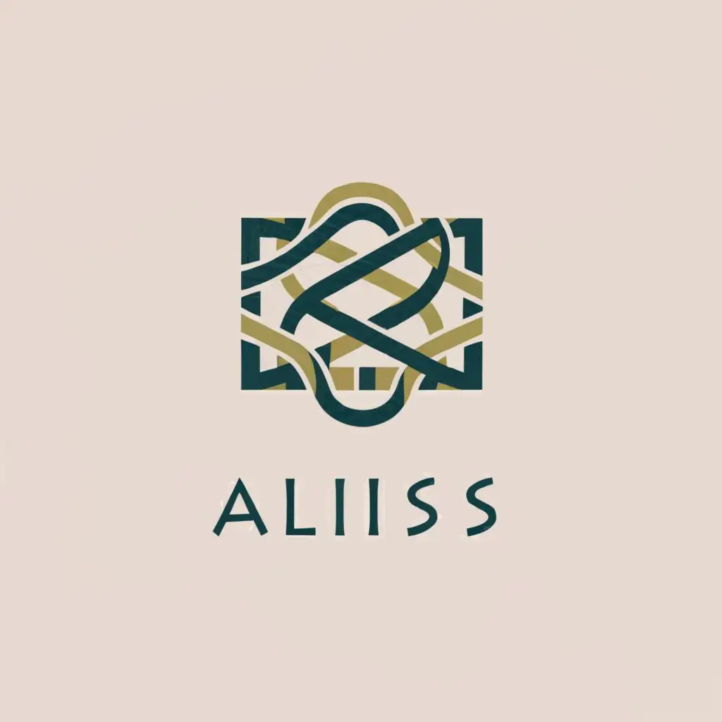 a logo design,with the text "ALIISS", main symbol:ALIS,complex,clear background