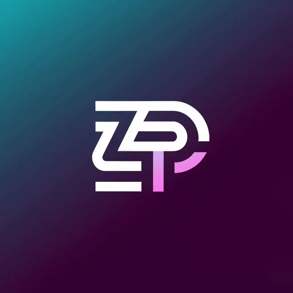 a logo design,with the text "ZP", main symbol:Gaming,Moderate,be used in Entertainment industry,clear background