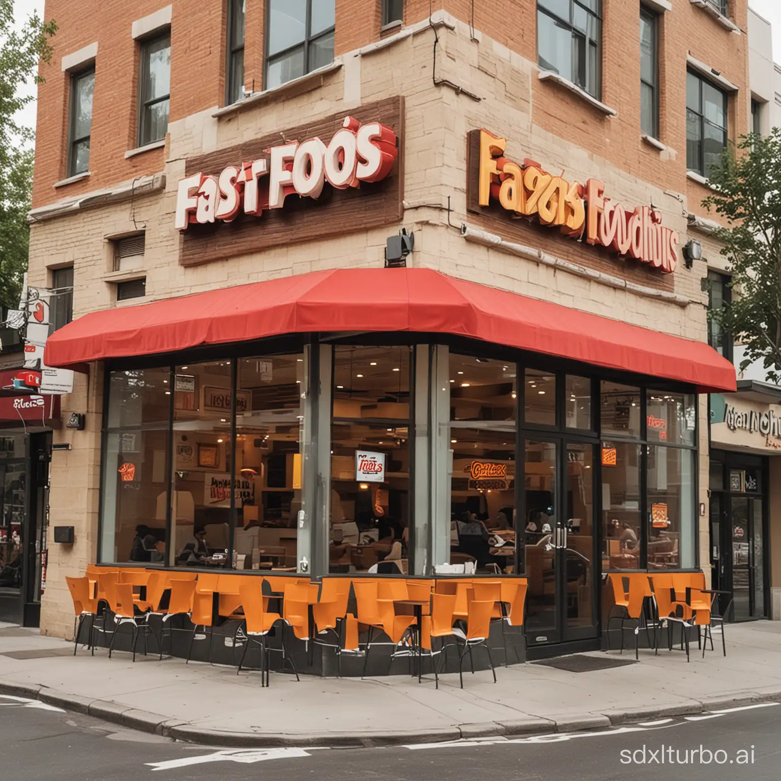 fast food restaurant called Fast & Foodius