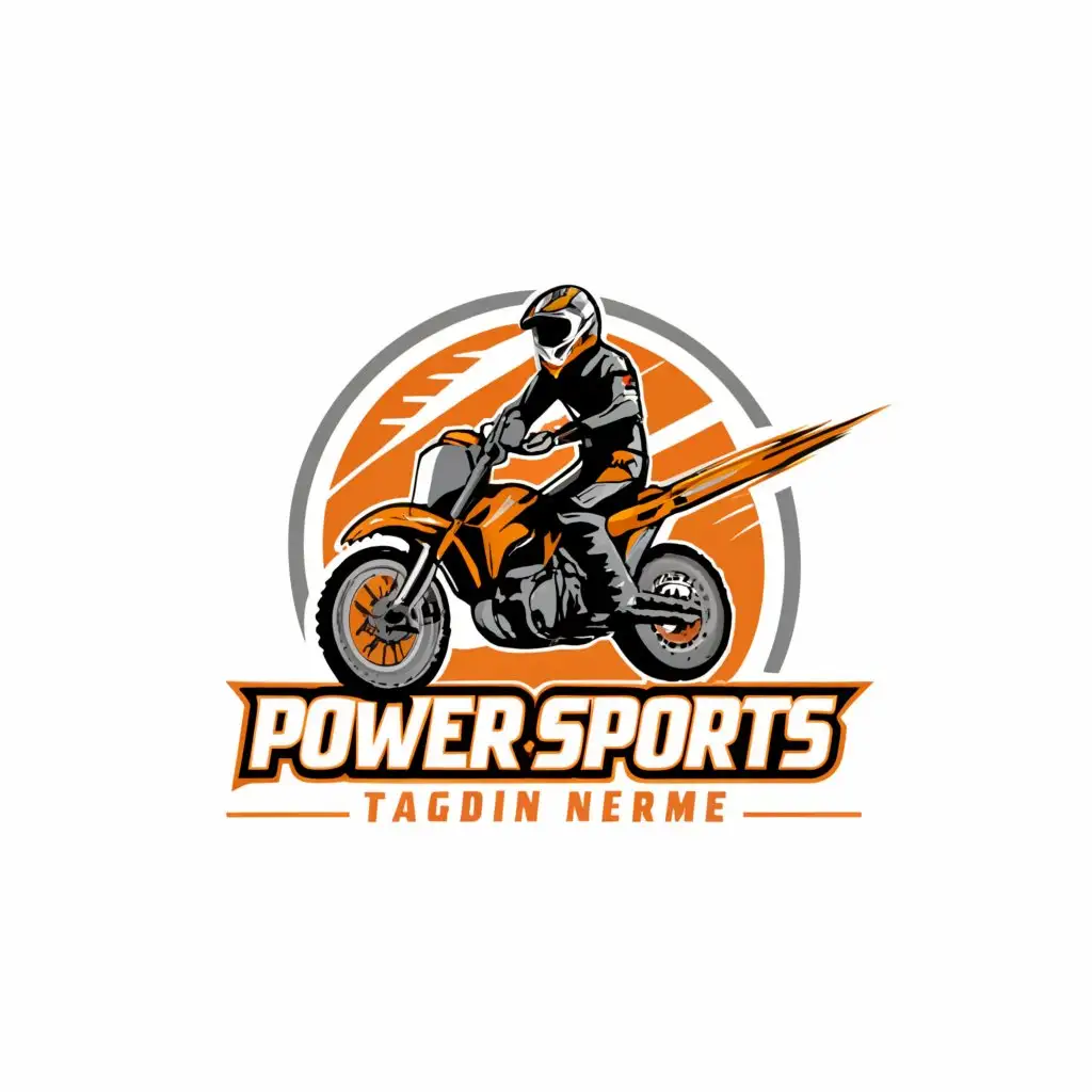 a logo design,with the text "Power Sports Dealership Logo Design", main symbol:Rider Powersports
I'm in need of an exceptional graphic designer to create a unique logo for our power sports dealership. We specialize in cruisers, sportbikes, off-road bikes, Can am, Polaris, Indian, KTM, and more. The key component that I'm looking for in this design is an icon that represents the power sports industry.

Skills and Experience:

- Solid background in graphic design, particularly in logo creation.
- Capable of understanding a brand's essence and integrating this into design.
- Knowledge of the power sports industry is a plus.
- Extensive experience in using design software like Adobe Illustrator, Photoshop, or similar.
- Strong portfolio showcasing your versatility in logo design.

Please include relevant work samples in your proposal. Extra points if you can share a simple sketch or initial concept for the logo.,Moderate,clear background