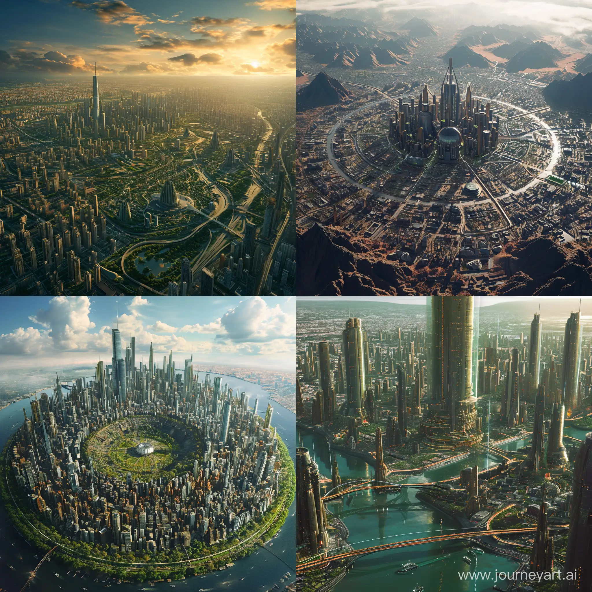 Futuristic-Urban-Landscape-Ideal-City-Plan-in-2100