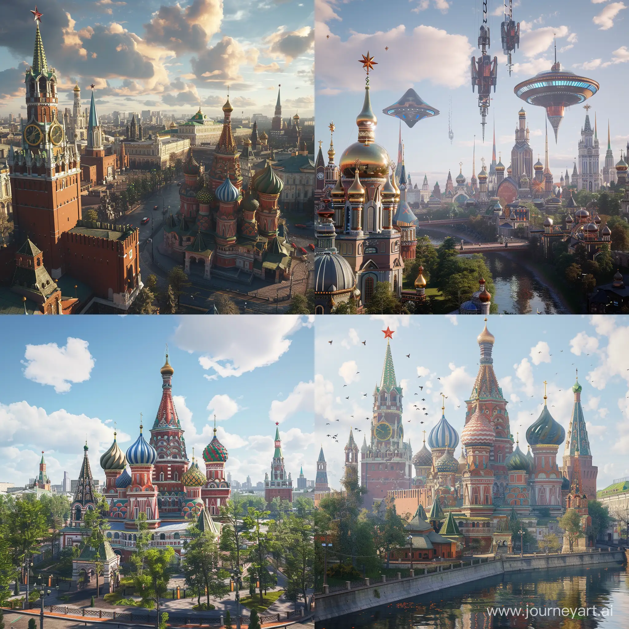 "Futuristic Moscow", "Unreal engine 5"