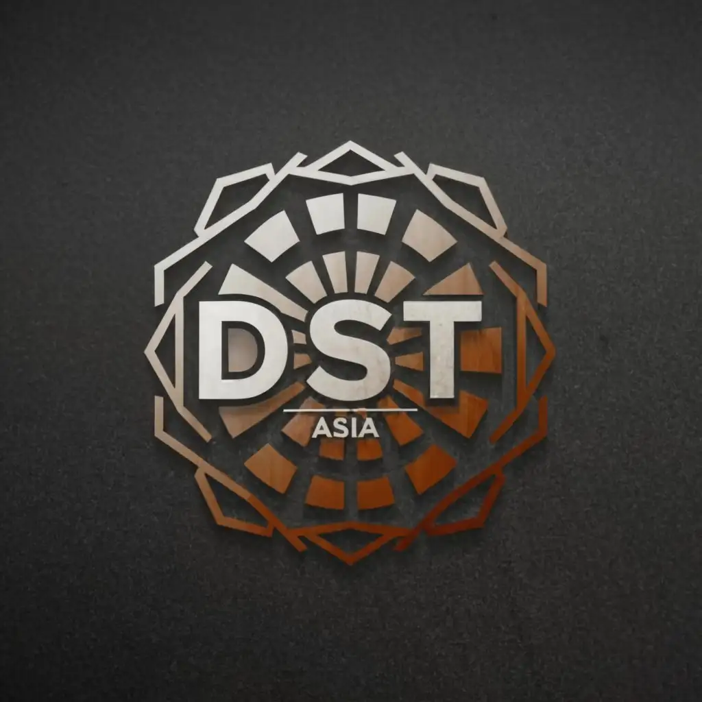 a logo design, with the text 'DST', main symbol:DST(ASIA), Moderate, to be used in Automotive industry, clear background